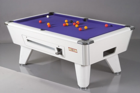 Supreme Winner White Pool Table